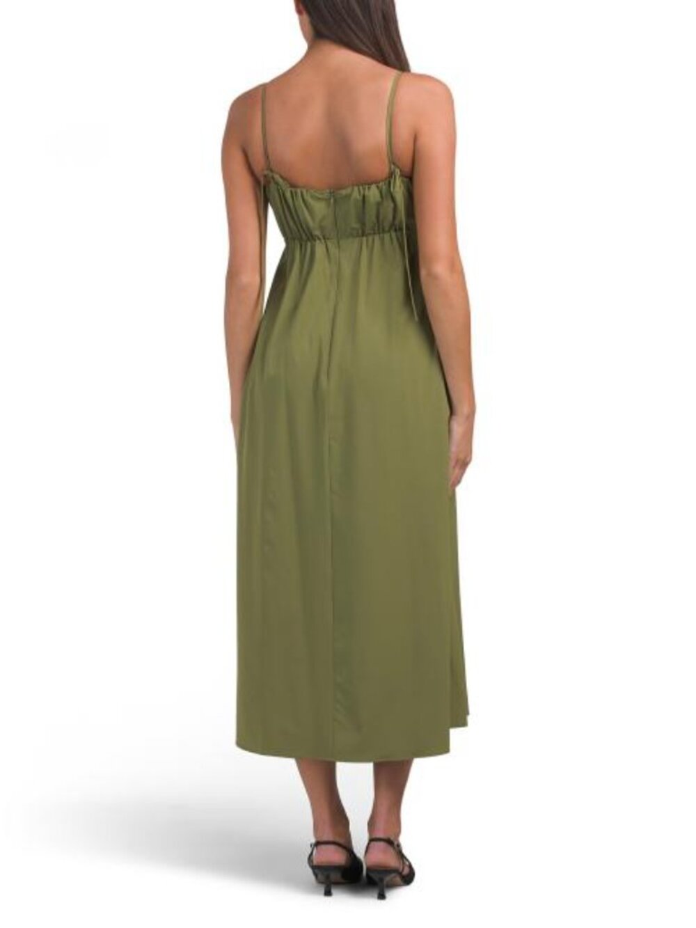 BCBG Drawstring Midi Dress - Picture 2 of 5